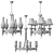 Kalco Americana Chandelier - Vintage Elegance 3D model small image 3