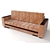 Atlanta Unwrap UW Sofa: Stylish and Modern 3D model small image 1
