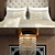 Elegant Andalusian Bed 3D model small image 2