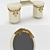 Elegant Tiffany Round Dressing Table 3D model small image 2
