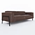 Luxury Rolf Benz Bacio Leather Sofa 3D model small image 1
