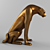 Graceful Leopard Sculpture 3D model small image 1