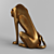 Graceful Leopard Sculpture 3D model small image 2