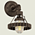 Industrial Loft Chandelier & Sconces: Troy Lighting Canary Wharf 3D model small image 2