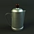 Vintage Portuguese Aluminum Coffee Pot 3D model small image 1