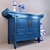 Blue Door and Drawer Chest - BF-20439 3D model small image 3