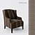 Sophisticated Comfort: Isaac Wing Chair 3D model small image 2