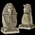 Ancient Egyptian Pharaoh Statue 3D model small image 1