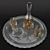 Whisky Essentials Set: Decanter, Glasses, Ashtray 3D model small image 2