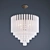 Elegant Eichholtz Nova Chandelier 3D model small image 1