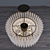 Elegant Eichholtz Nova Chandelier 3D model small image 2