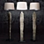 Driftwood Inspired Natural Floor Lamp 3D model small image 1