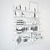 Stylish Decorative Shelves 3D model small image 3