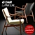 Modern 45 Chair Set: 6 Designs 3D model small image 1