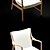 Modern 45 Chair Set: 6 Designs 3D model small image 3