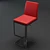 Sleek Folsum Bar Stool: Premium 3D Model 3D model small image 1