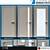 Elegant Barausse Soft Touch Doors 3D model small image 1