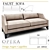 Sleek Modern Faust Sofa: Art.40043 3D model small image 1
