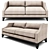 Sleek Modern Faust Sofa: Art.40043 3D model small image 2