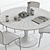 Scavolini Nomo and Chatty: Modern 3D Furniture Set 3D model small image 3