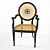 Classic Cane Chair 3D model small image 1