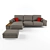 Turkish Corner Sofa: Stylish Comfort 3D model small image 1