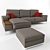 Turkish Corner Sofa: Stylish Comfort 3D model small image 3