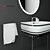 Artceram Azuley Washbasin - Variety of Stylish Colors 3D model small image 2