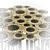 Sunflower-inspired Brass Accent Table 3D model small image 2