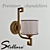 Stellare Brass Wall Sconce 3D model small image 1