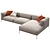 Elegant Cassina Moov Sofa 3D model small image 2