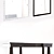 Sutton House Console & Mirrors: Elegant and Functional 3D model small image 2