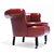 Classic Club Armchair: Timeless Elegance 3D model small image 1