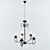 DeMarkt City Chandelier - 54cm Diameter 3D model small image 1