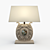Elegant Carved Table Lamp 3D model small image 1