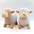 MOUTMOUTE Plush Sheep Toy 3D model small image 1