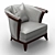 Sophisticated Coco Claudia Armchair 3D model small image 1