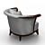 Sophisticated Coco Claudia Armchair 3D model small image 2