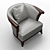 Sophisticated Coco Claudia Armchair 3D model small image 3