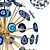 Agate Burst Chandelier: Blue Elegance 3D model small image 2
