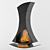 French Fireplace Oxalis 3D model small image 1