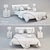 Elegant Roule Bed by Caccaro 3D model small image 2