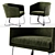 Meridiani Lolyta Chair: Stylish Comfort for Modern Spaces 3D model small image 1