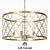 Romeo Five Light Pendant: Industrial Loft Elegance 3D model small image 1