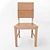 Classic Wooden Chair 3D model small image 1