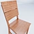 Classic Wooden Chair 3D model small image 3