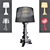 Elegant French Table Lamp 3D model small image 1