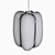 Handcrafted Glass Pendant Lamp 3D model small image 2