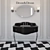 Miami Luxury Bathroom Set 3D model small image 1