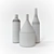 Title: Reflective Brass Vases: Via Fondazza 3D model small image 3
